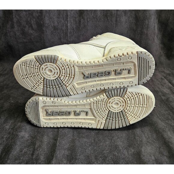 Vintage 1990's LA Gear White Hi-top OG Sneakers Women's Size US 8.5 - Picture 5 of 16